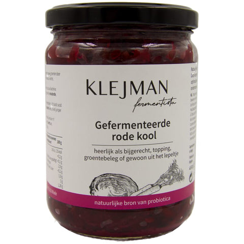 Gefermenteerde rode kool met wortel