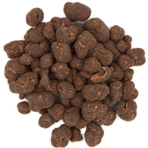 Aardbeien met suikervrije chocolade bio