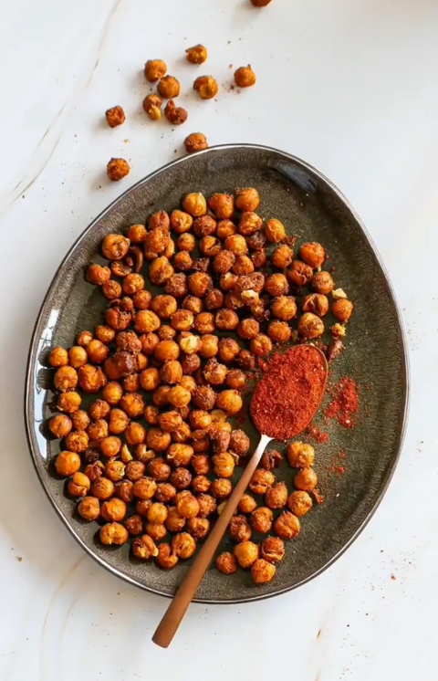 Crispy BBQ Chickpeas