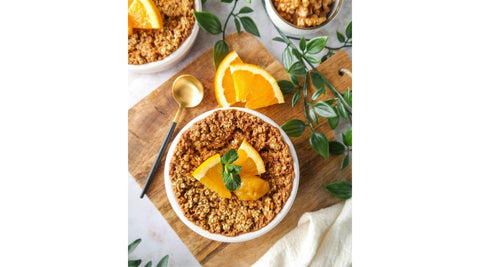 Sinaasappel baked oats