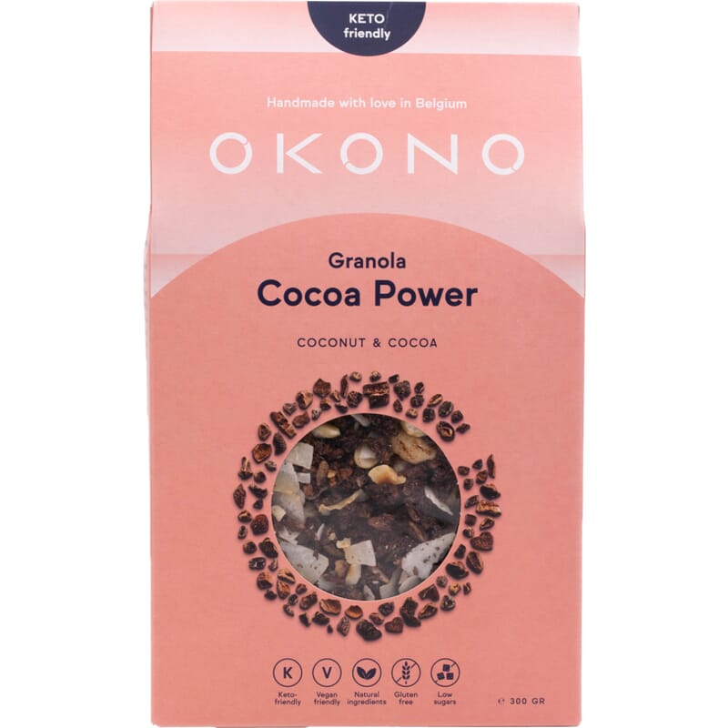 OKONO - Keto granola - Cocoa Power - Kokos & cacao