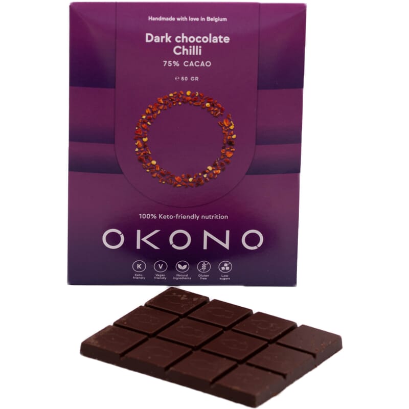 OKONO - Keto donkere chocolade chili