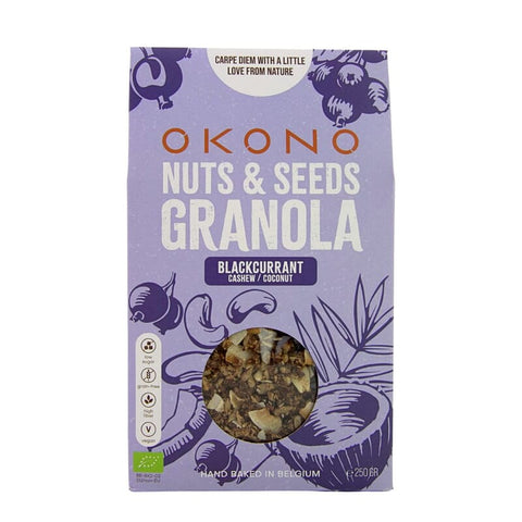 OKONO - BIO nuts & seeds granola blackcurrant