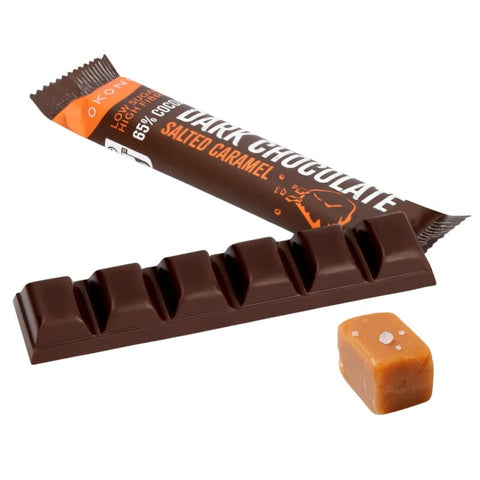 OKONO - Dark chocolate salted caramel