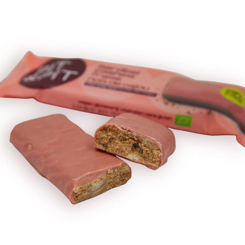 Eiwitreep aardbei-cashew bio