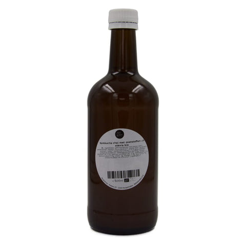 Kombucha chai met zoetstoffen uit stevia bio
