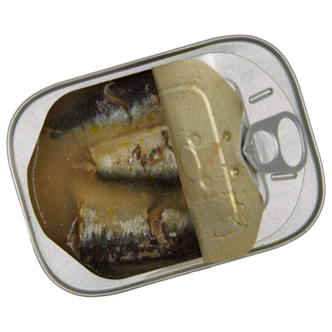 Sardines in bronwater