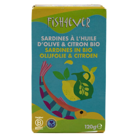 Sardines in olijfolie met citroen