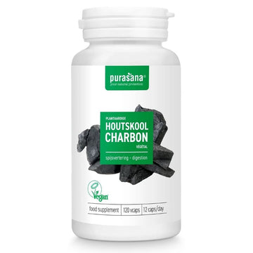 Plantaardige houtskool capsules