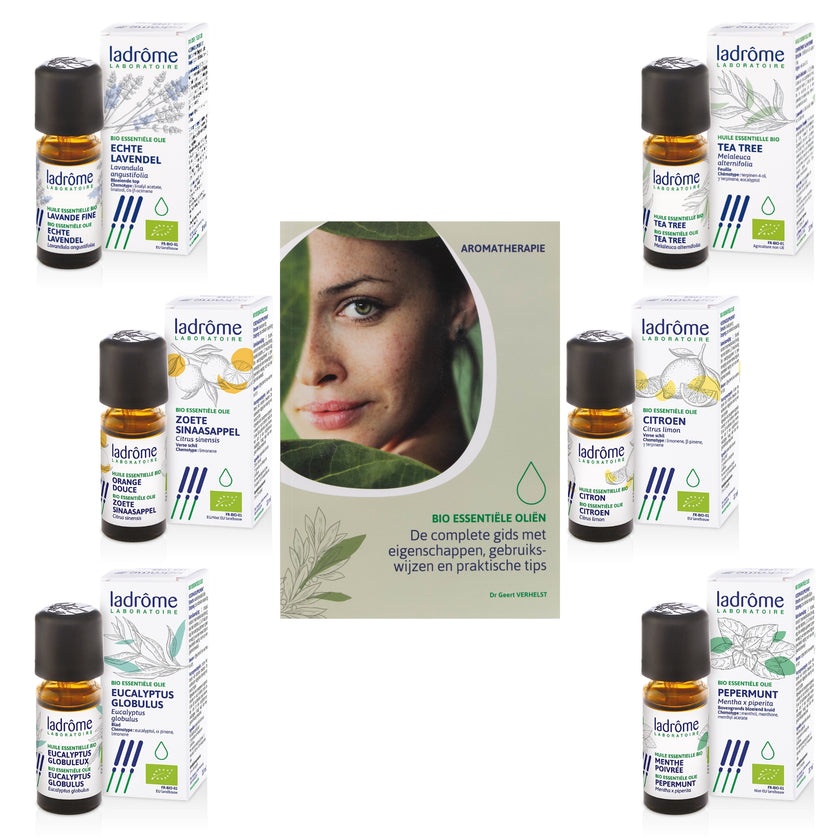 Startpakket essentiële oliën – 6 etherische Oliën + Gids – Pit&Pit