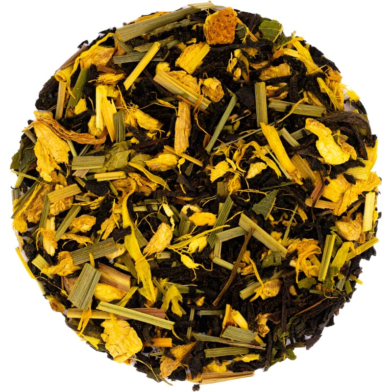 Zwarte thee gember-citroen bio